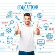 education background with funny icons 1361 1263